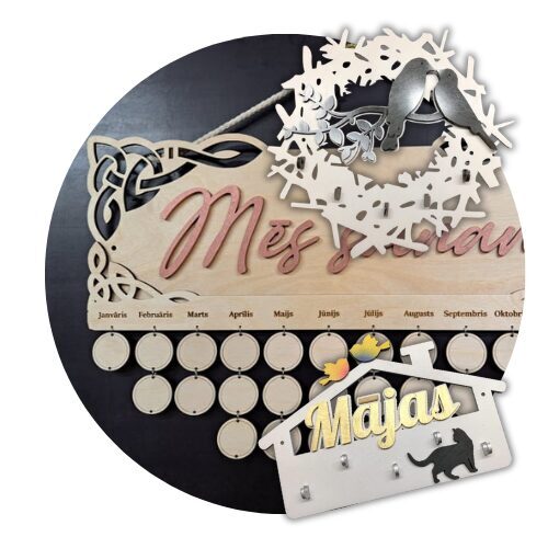 SVĒTKU KALENDĀRI UN ATSLĒGU DĒLĪŠI