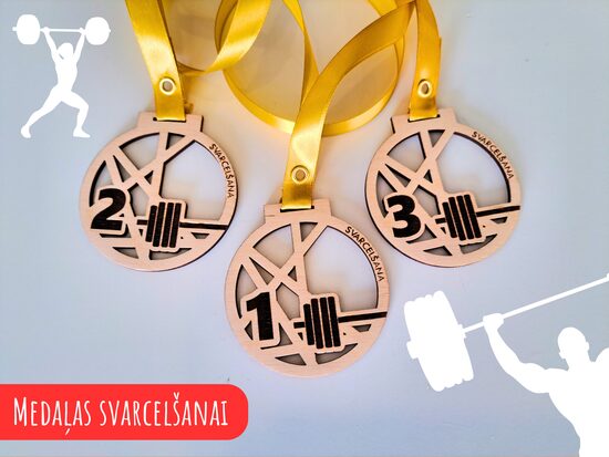 Medaļas svarcelšanai #1