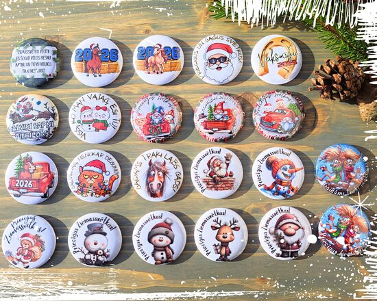 Magnētiņi Ziemassvētku noskaņās (22 veidi, LV)