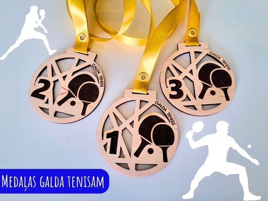 Medaļas galda tenisam #1