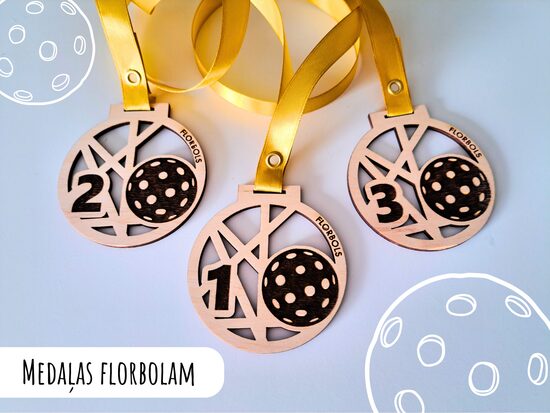 Medaļas florbolam #1