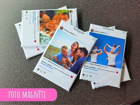 Personalizēts foto magnēts (INSTA)