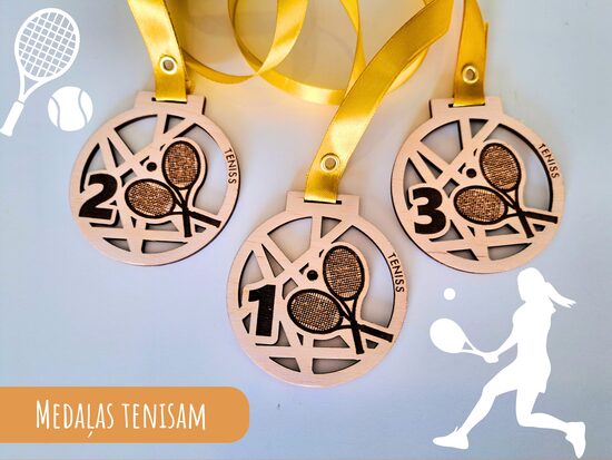 Medaļas tenisam #1