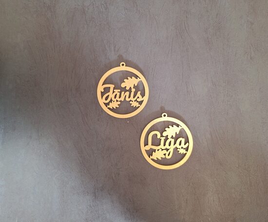 Apaļs dekors Līgai/Jānim