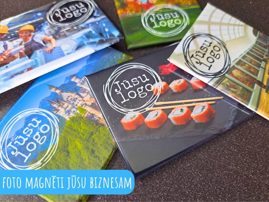 Foto magnēti Tavam biznesam