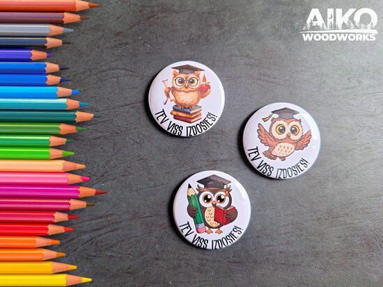 Krāsains magnētiņš "Tev viss izdosies!"