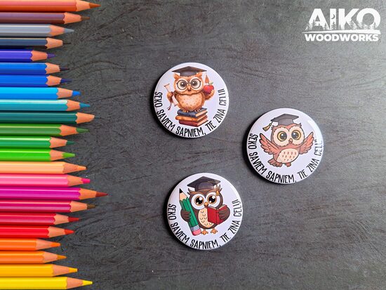 Krāsains magnētiņš "Seko saviem sapņiem, tie zina ceļu!"