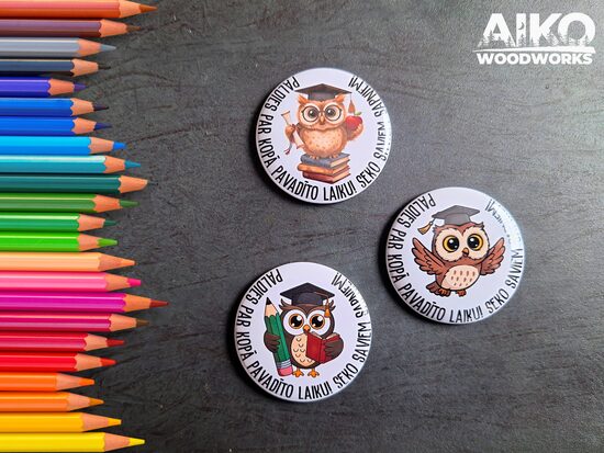 Krāsains magnētiņš "Paldies par..."