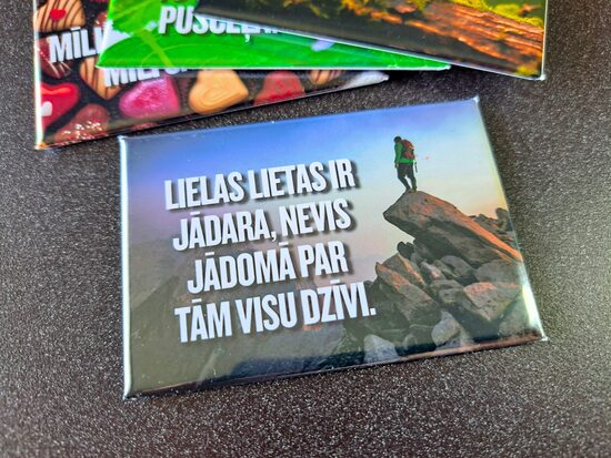 Foto magnēts "Lielas lietas ir jādara!"