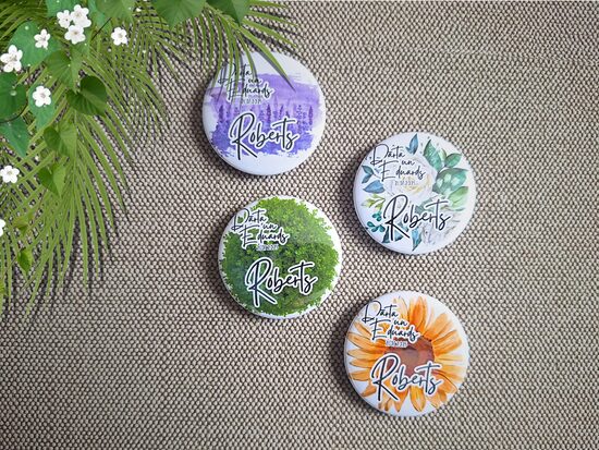 Krāsaina galda karte (magnētiņš vai piespraude)