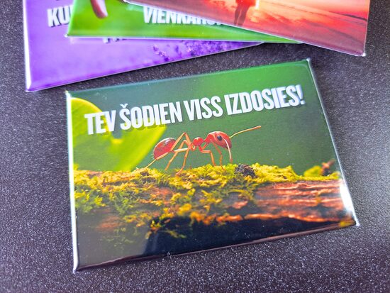 Foto magnēts "Tev šodien viss izdosies!"