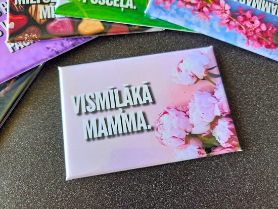 Foto magnēts "Vismīļākā mamma"