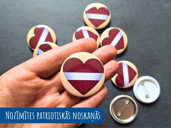 Nozīmīte "Latvija"