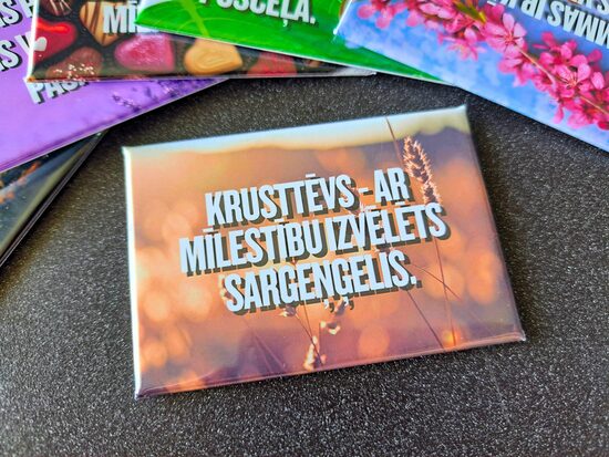 Foto magnēts "Krusttēvs - ar mīlestību izvēlēts sargeņģelis"