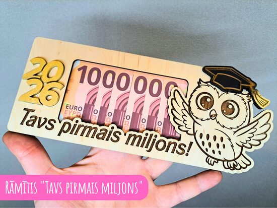 Rāmītis "Tavs pirmais miljons" absolventam