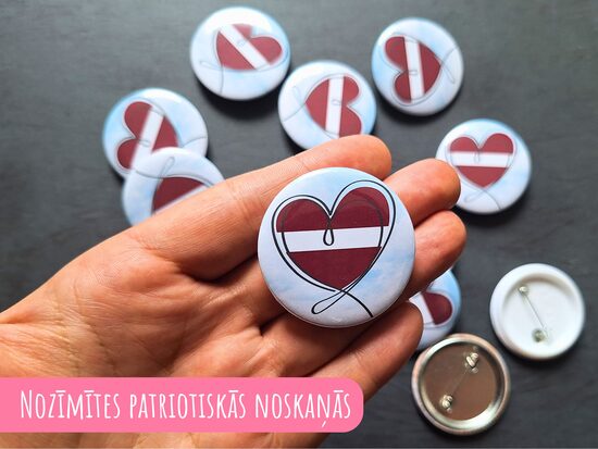 Nozīmīte "Latvija" #3