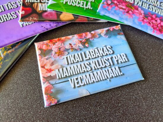 Foto magnēts "Tikai labākās mammas kļūst par vecmāmiņām."