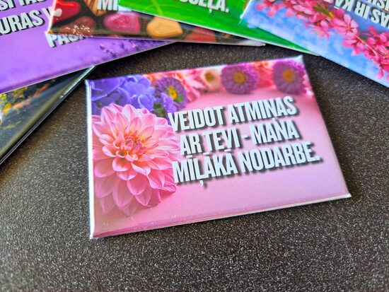 Foto magnēts "Veidot atmiņas ar Tevi..."