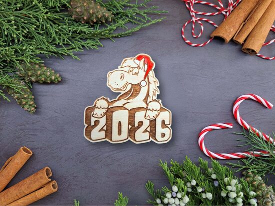 Magnētiņš "Zirdziņš 2026"