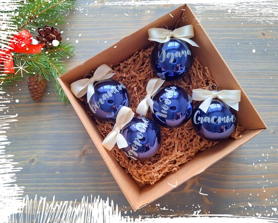 Citādas "Labo vārdu bumbas" (5 gab., stikla, krievu val.)