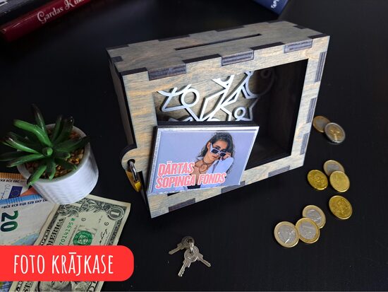 Personalizēta krājkase ar foto