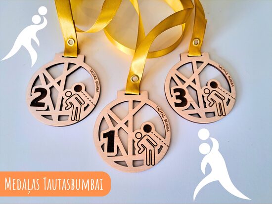 Medaļas tautasbumbai #1