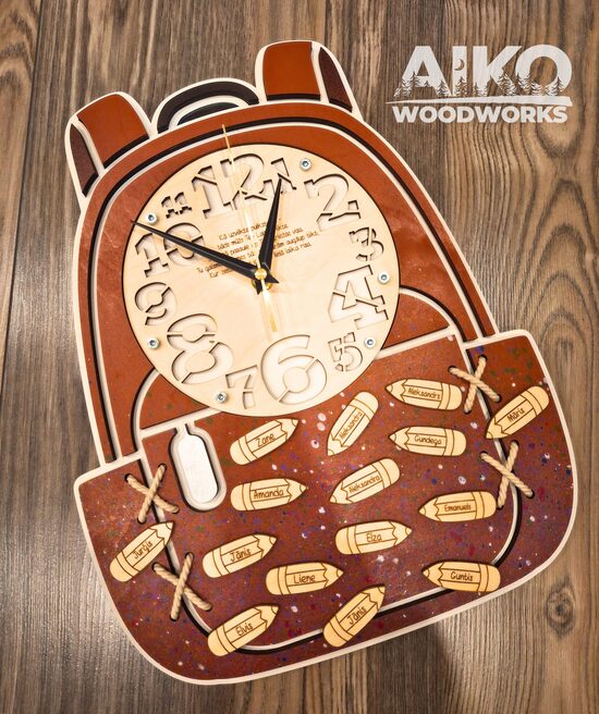 Pulkstenis "Mugursoma"