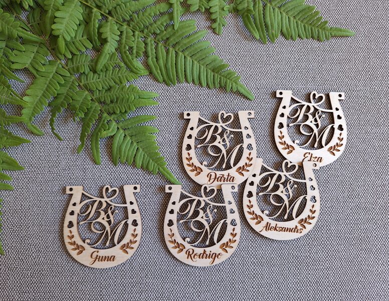 Galda karte - magnētiņš "Pakaviņš"