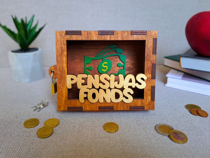 Krājkase "Pensijas fonds" 